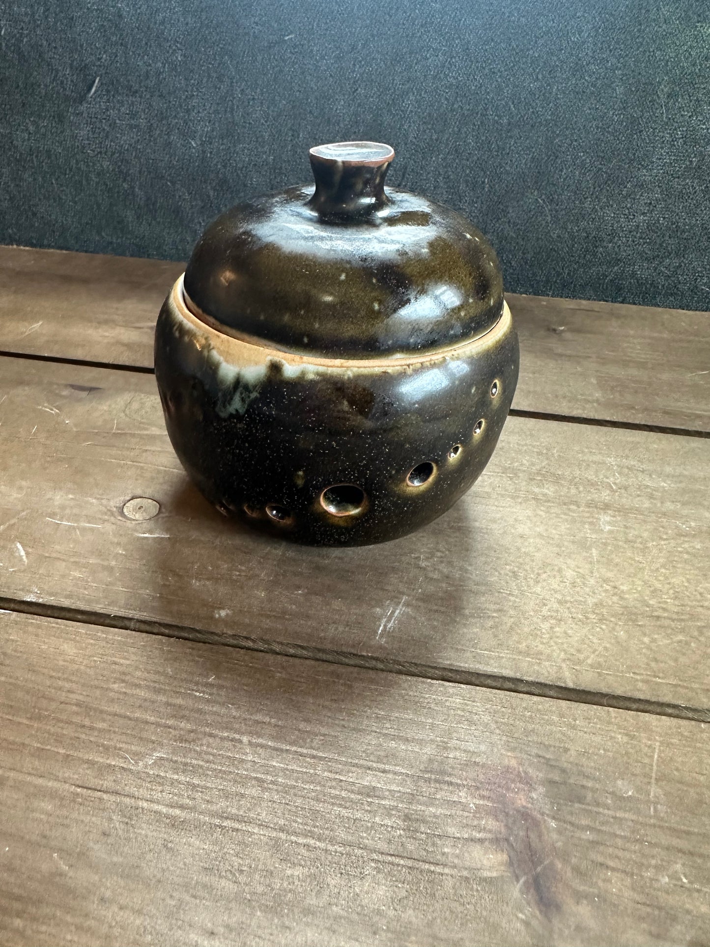 Garlic Jar Green
