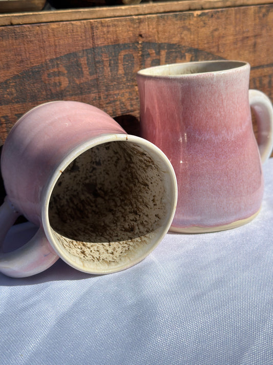 Pink Wood Mug